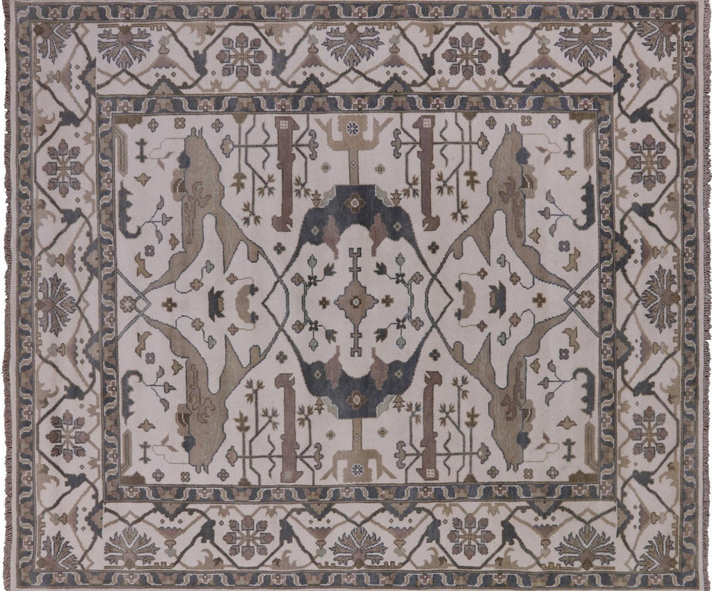 Hand Knotted Oushak Area Rug - Manhattan Rugs