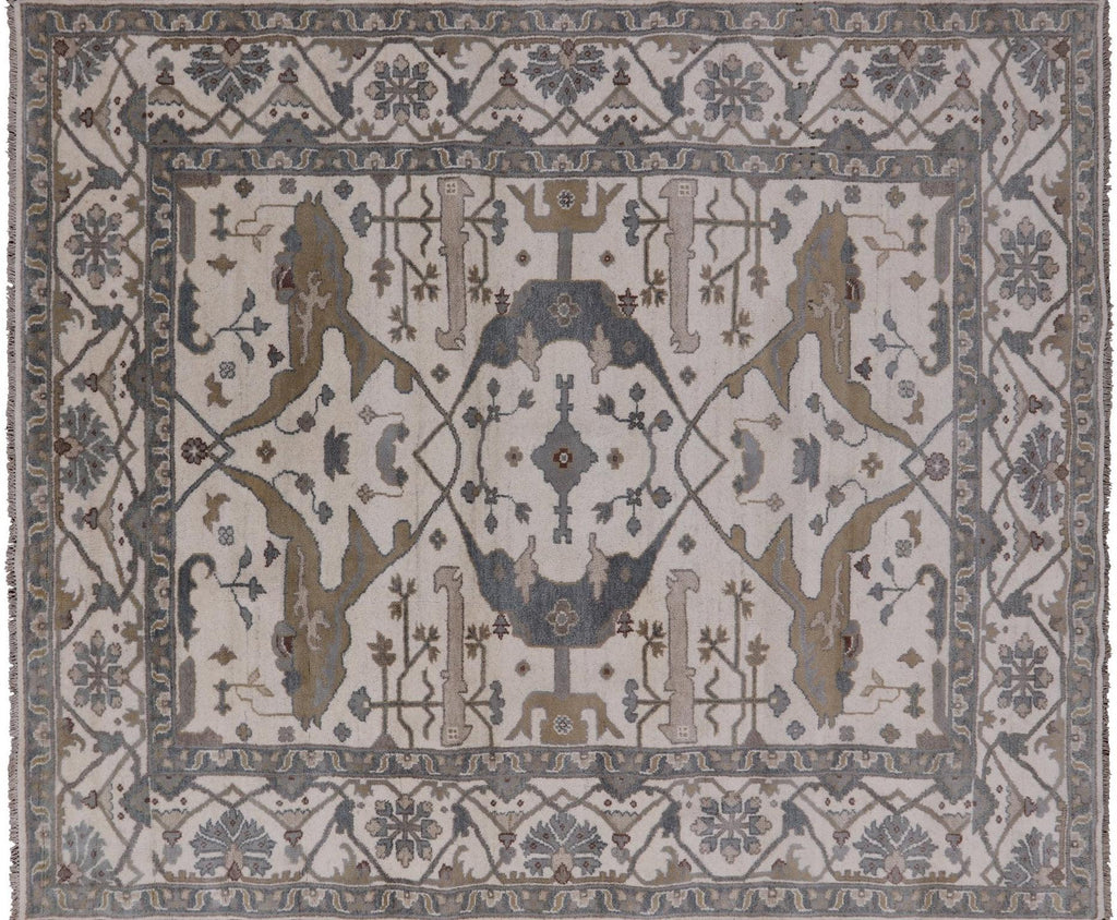 Oushak Hand Knotted Wool Area Rug - Manhattan Rugs