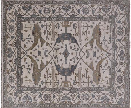 Oushak Hand Knotted Wool Area Rug - Manhattan Rugs