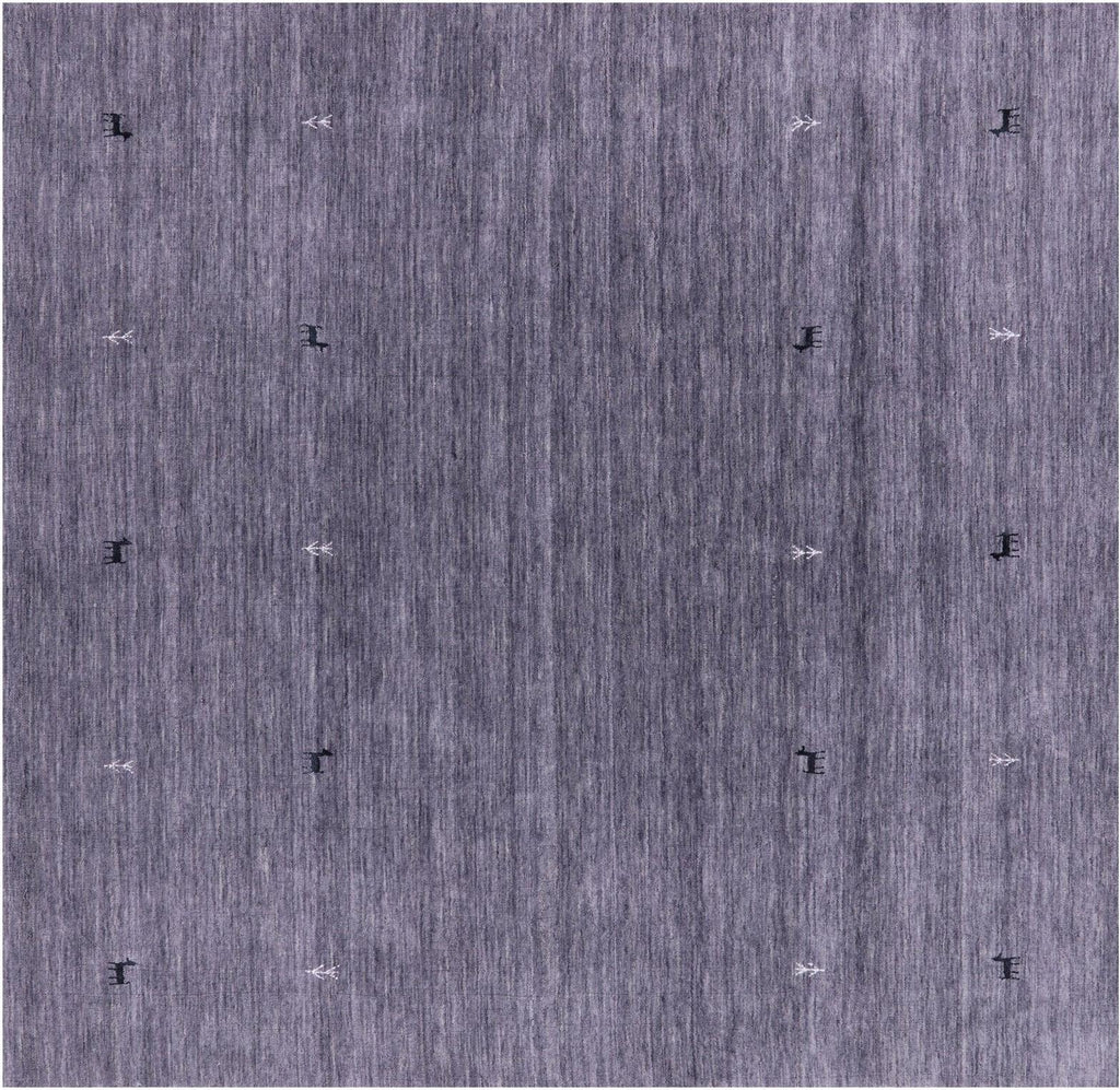 Square Hand Knotted Persian Gabbeh Wool Rug - Manhattan Rugs