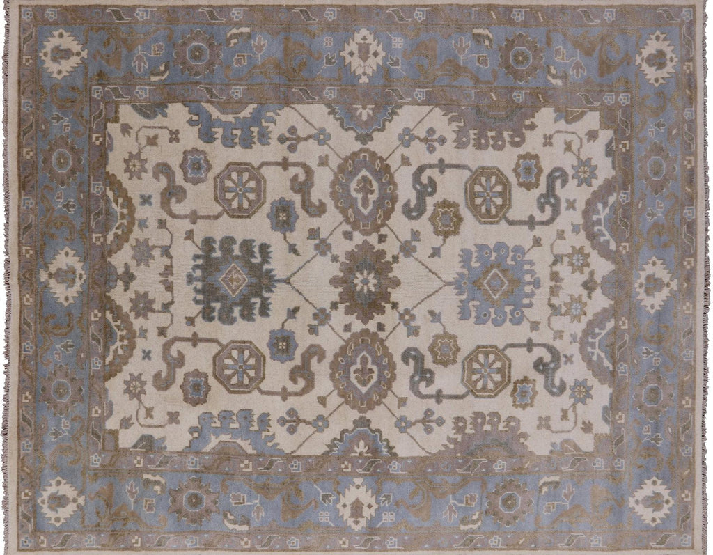 Turkish Oushak Handmade Wool Rug - Manhattan Rugs