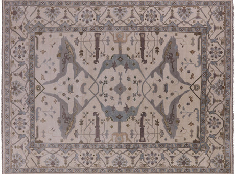 Turkish Oushak Handmade Wool Area Rug - Manhattan Rugs