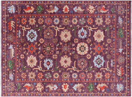 Turkish Oushak Hand Knotted Wool Rug - Manhattan Rugs