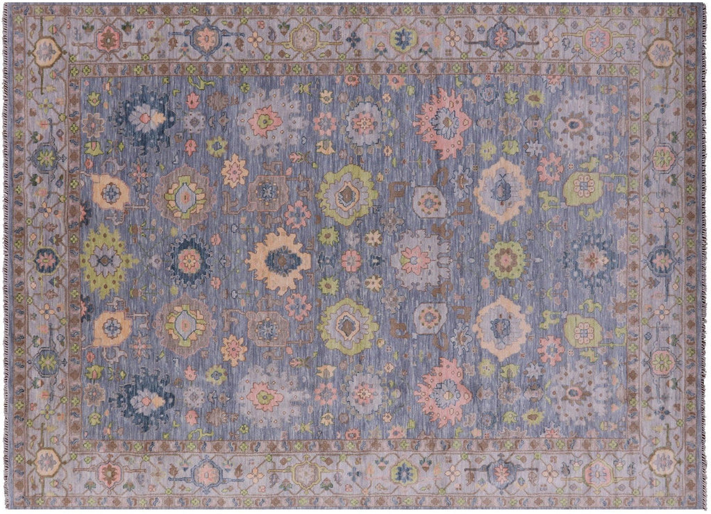 Turkish Oushak Hand Knotted Wool Rug - Manhattan Rugs
