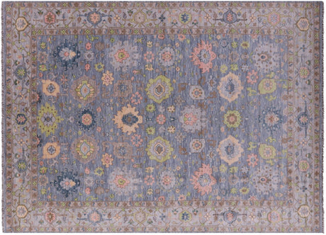 Turkish Oushak Hand Knotted Wool Rug - Manhattan Rugs