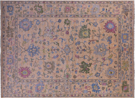 Turkish Oushak Handmade Wool Rug - Manhattan Rugs