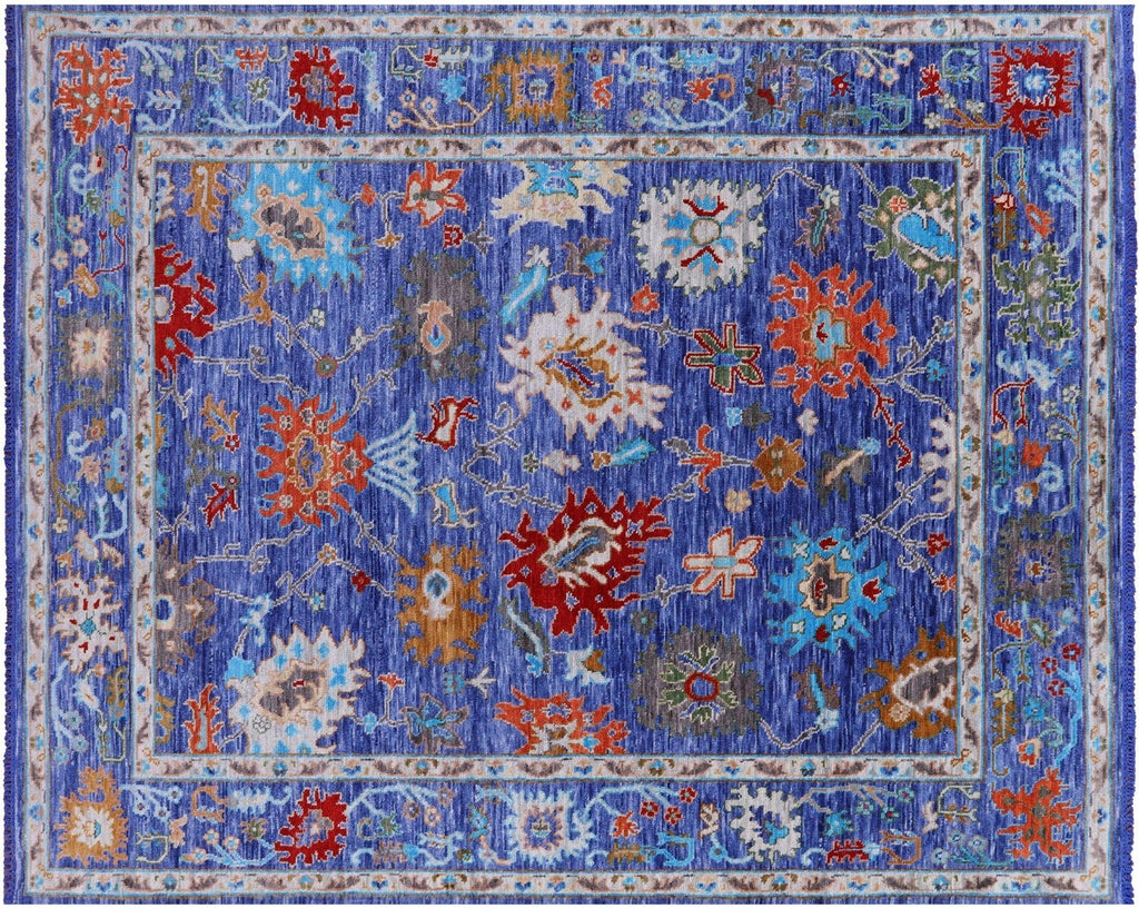 Turkish Oushak Hand-Knotted Wool Rug - Manhattan Rugs