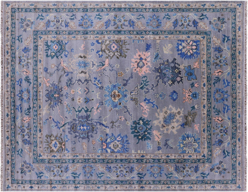 Turkish Oushak Hand-Knotted Wool Rug - Manhattan Rugs
