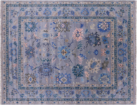 Turkish Oushak Hand-Knotted Wool Rug - Manhattan Rugs