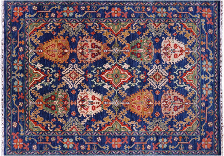Turkish Oushak Hand-Knotted Wool Rug - Manhattan Rugs