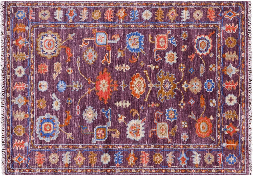 Hand Knotted Turkish Oushak Wool Rug - Manhattan Rugs