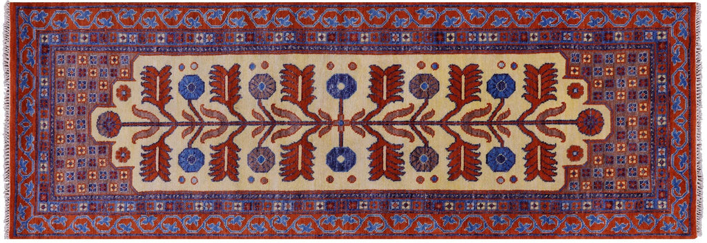Runner Persian Fine Serapi Hand Knotted Wool Rug - Manhattan Rugs