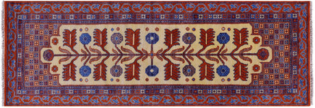 Runner Persian Fine Serapi Hand Knotted Wool Rug - Manhattan Rugs