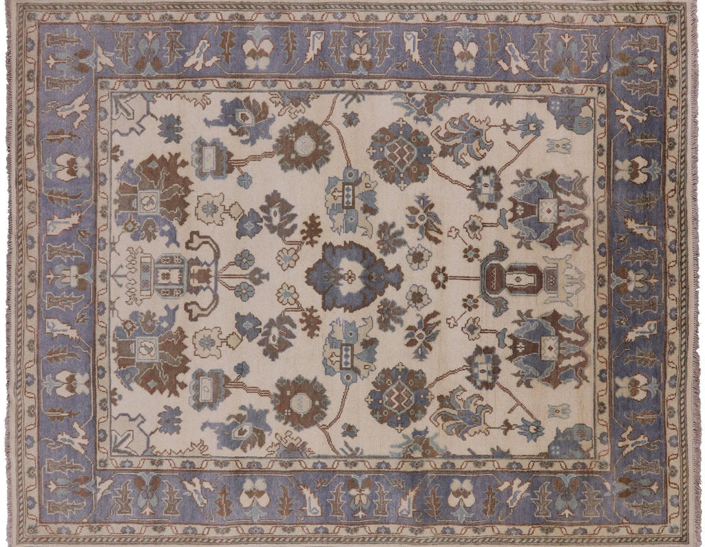 Hand Knotted Oushak Area Rug - Manhattan Rugs