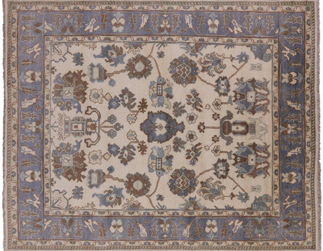 Hand Knotted Oushak Area Rug - Manhattan Rugs