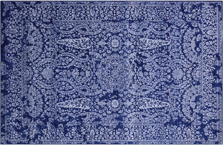Wool & Silk Persian Hand Knotted Rug - Manhattan Rugs