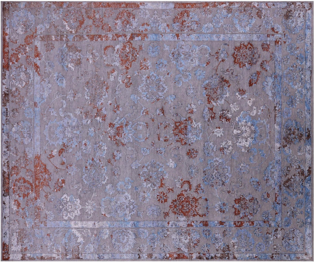 Hand Knotted Persian Wool & Silk Rug - Manhattan Rugs