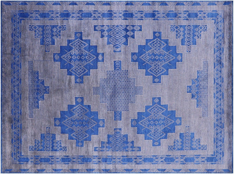 Southwest Navajo Handmade Wool & Silk Rug - Manhattan Rugs