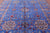 Blue 9' 1" X 12' 1" Wool & Silk Persian Tabriz Handmade Rug - Q15536