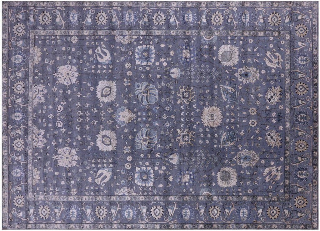 Wool & Silk Persian Hand Knotted Rug - Manhattan Rugs