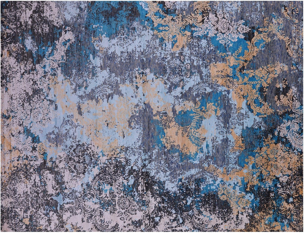 Handmade Wool & Silk Modern Rug - Manhattan Rugs