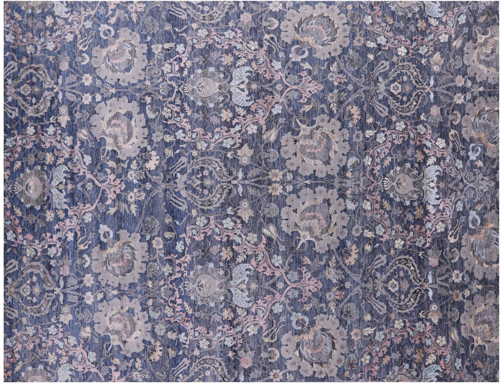 Wool & Silk Persian Tabriz Handmade Rug - Manhattan Rugs