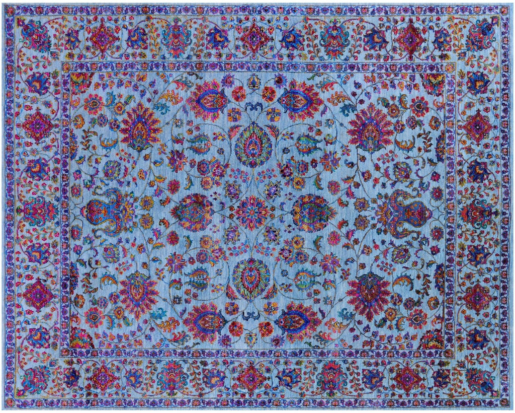 Persian Tabriz Wool & Silk Hand Knotted Rug - Manhattan Rugs