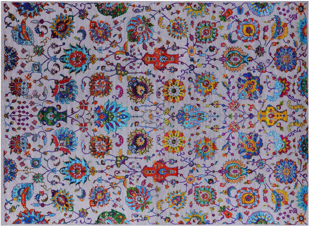 Persian Tabriz Handmade Wool & Silk Rug - Manhattan Rugs