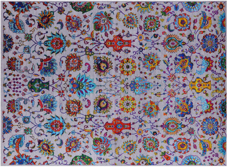 Persian Tabriz Handmade Wool & Silk Rug - Manhattan Rugs