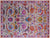 Persian Sickle Leaf Design Hand Knotted Wool & Silk Rug - Manhattan Rugs