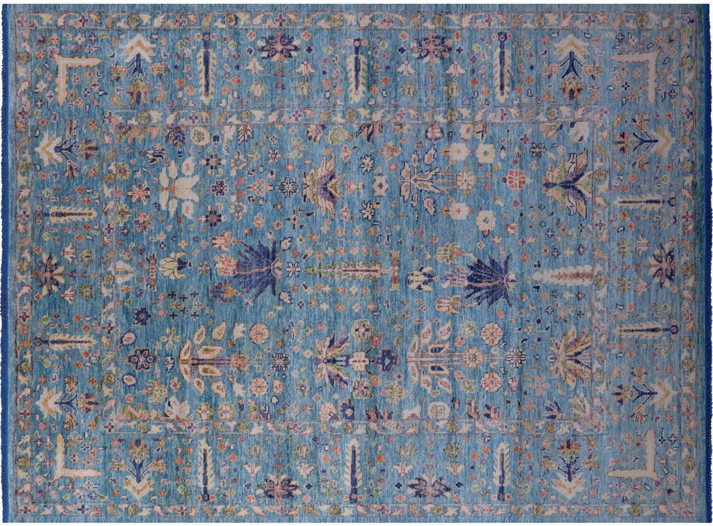Turkish Oushak Hand-Knotted Wool Rug - Manhattan Rugs