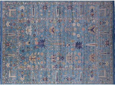 Turkish Oushak Hand-Knotted Wool Rug - Manhattan Rugs