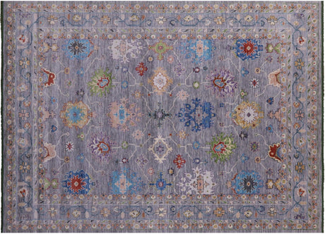 Turkish Oushak Hand-Knotted Rug - Manhattan Rugs