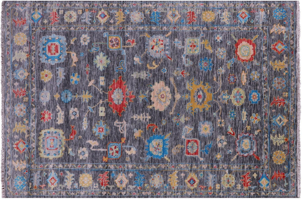Turkish Oushak Hand Knotted Wool Rug - Manhattan Rugs