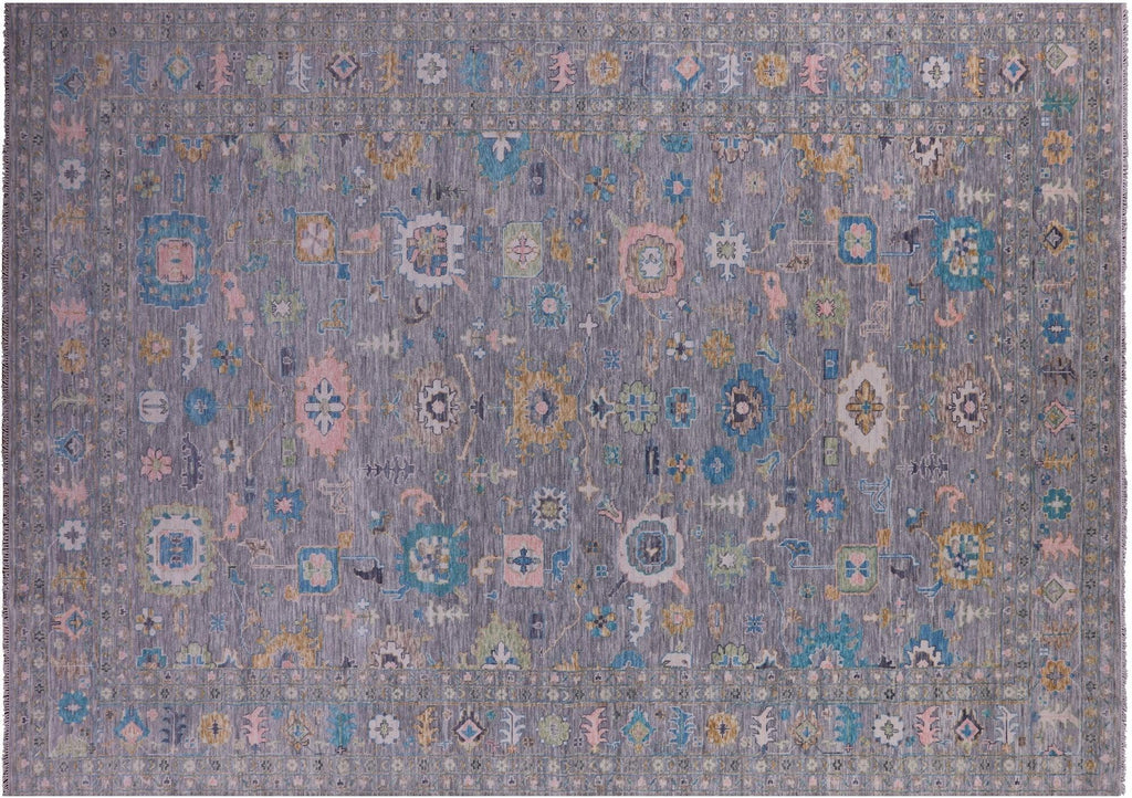 Turkish Oushak Hand Knotted Wool Rug - Manhattan Rugs