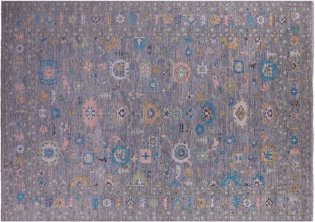 Turkish Oushak Hand Knotted Wool Rug - Manhattan Rugs