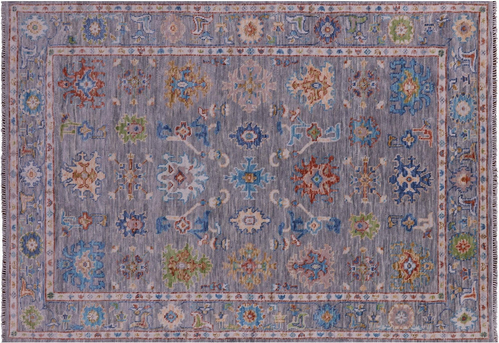 Hand Knotted Turkish Oushak Wool Rug - Manhattan Rugs