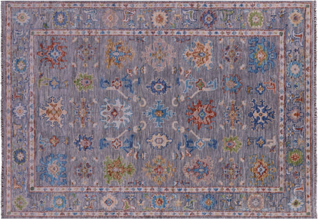 Hand Knotted Turkish Oushak Wool Rug - Manhattan Rugs