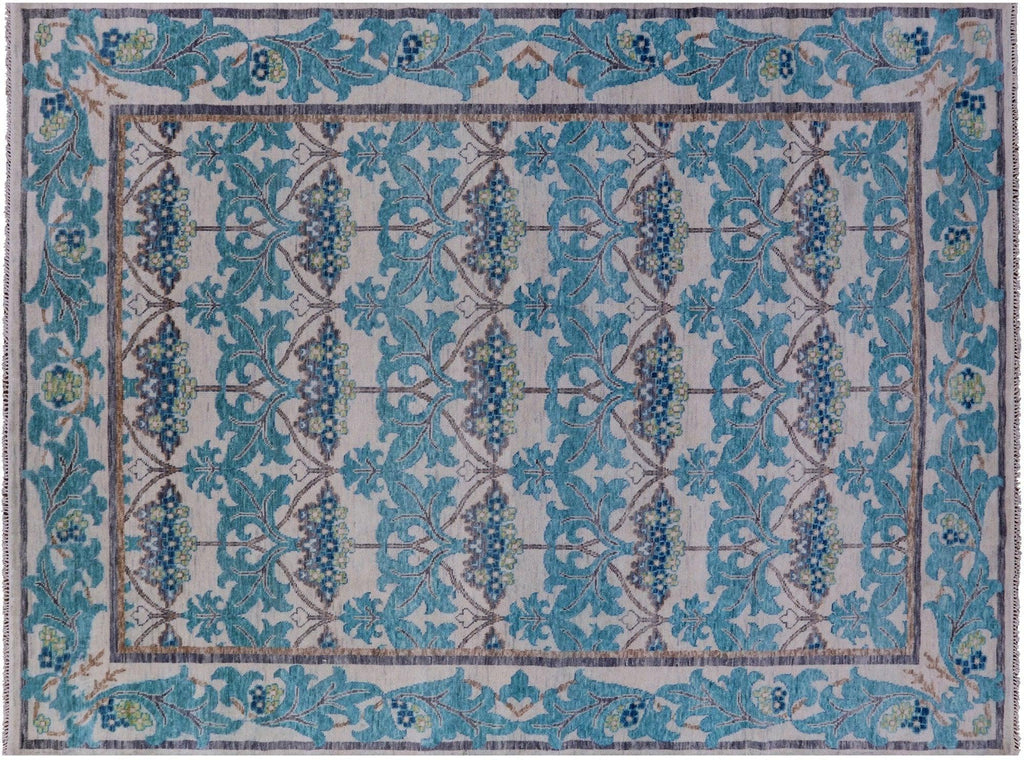 Hand-Knotted  William Morris Wool Rug - Manhattan Rugs