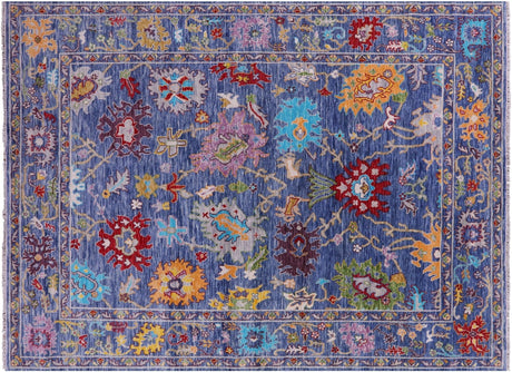 Hand Knotted Turkish Oushak Wool Rug - Manhattan Rugs