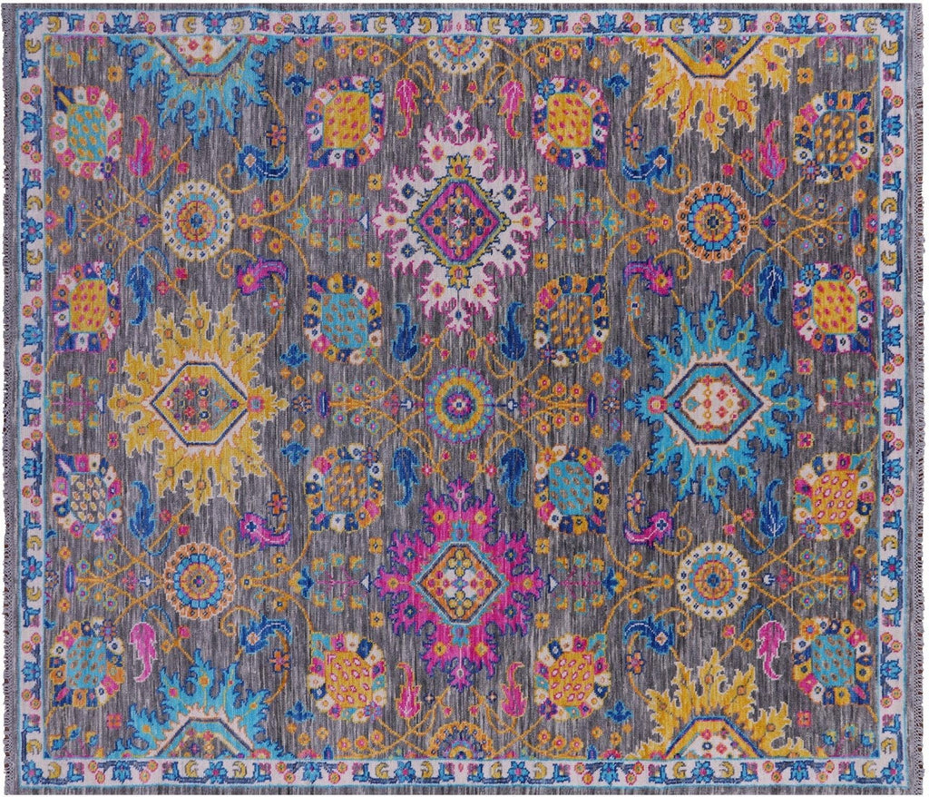 Turkish Oushak Handmade Wool Rug - Manhattan Rugs