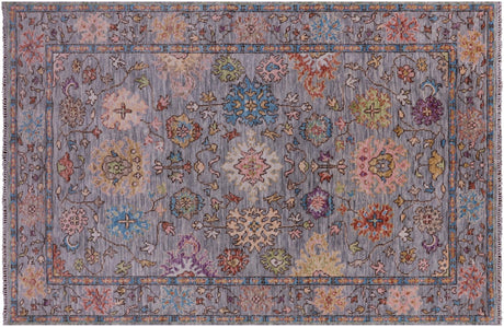 Turkish Oushak Hand Knotted Wool Rug - Manhattan Rugs