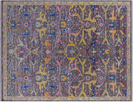 Turkish Oushak Hand-Knotted Wool Rug - Manhattan Rugs