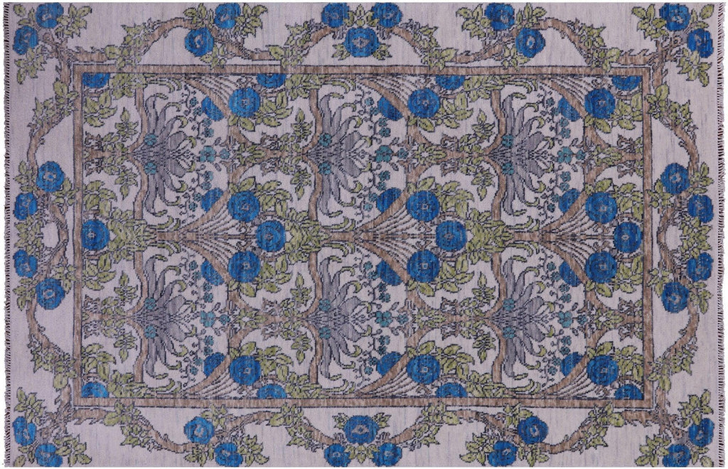 Handmade William Morris Wool Rug - Manhattan Rugs