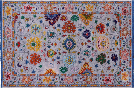 Turkish Oushak Hand Knotted Wool Rug - Manhattan Rugs