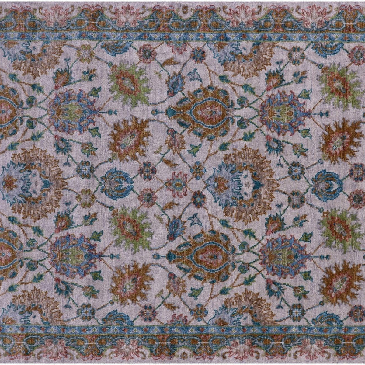 William Morris Hand Knotted Wool Rug 6' 1