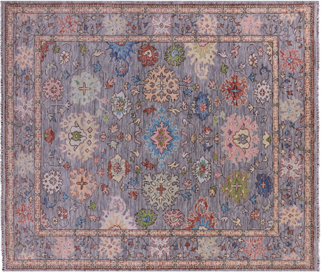 Turkish Oushak Handmade Wool Rug - Manhattan Rugs