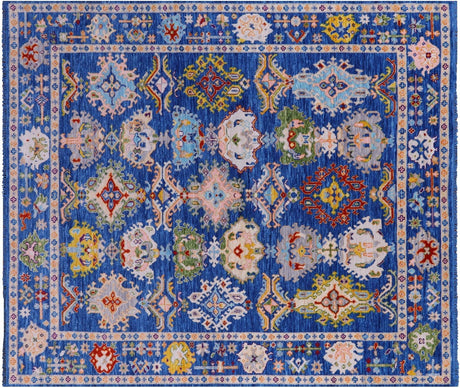 Hand Knotted Turkish Oushak Wool Rug - Manhattan Rugs
