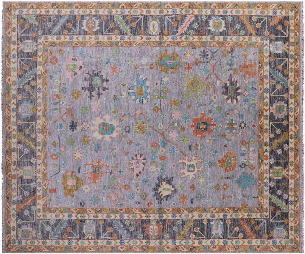 Turkish Oushak Hand-Knotted Wool Rug - Manhattan Rugs