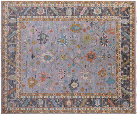 Turkish Oushak Hand-Knotted Wool Rug - Manhattan Rugs